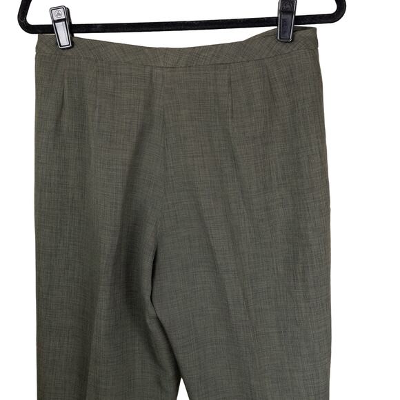 Larry Levine Suits Green 3 pc Set Blazer Skirt Pants 10 - Picture 7 of 9